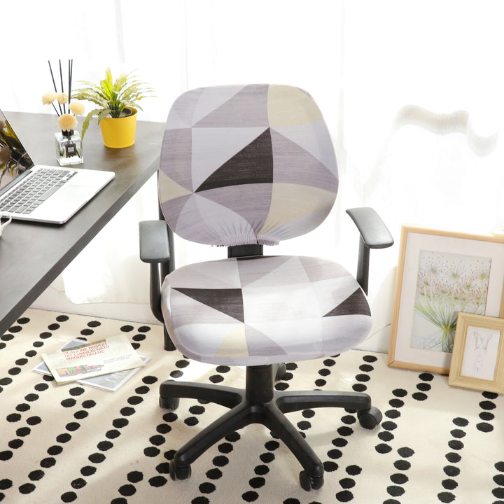 Universal stretch elastic office chair cover spandex printed