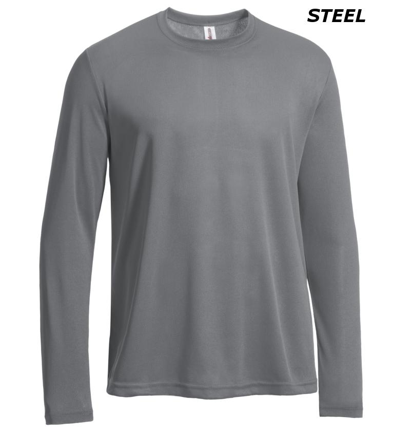 AJ901D Men's Long Sleeve Tec Tee