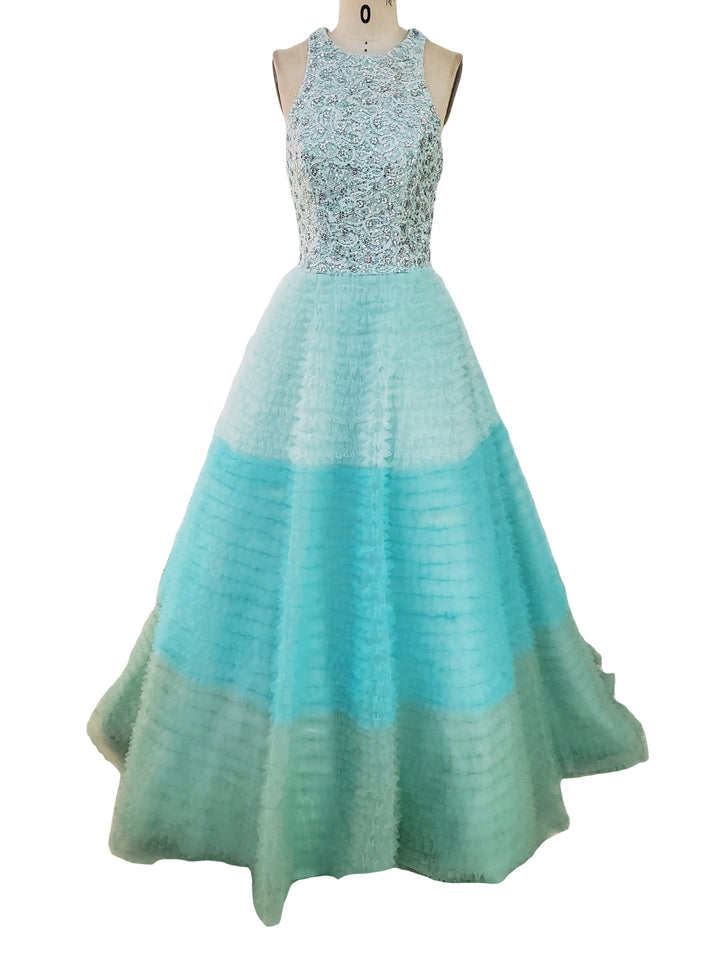 vintage beaded sequin birthday party women evening dress