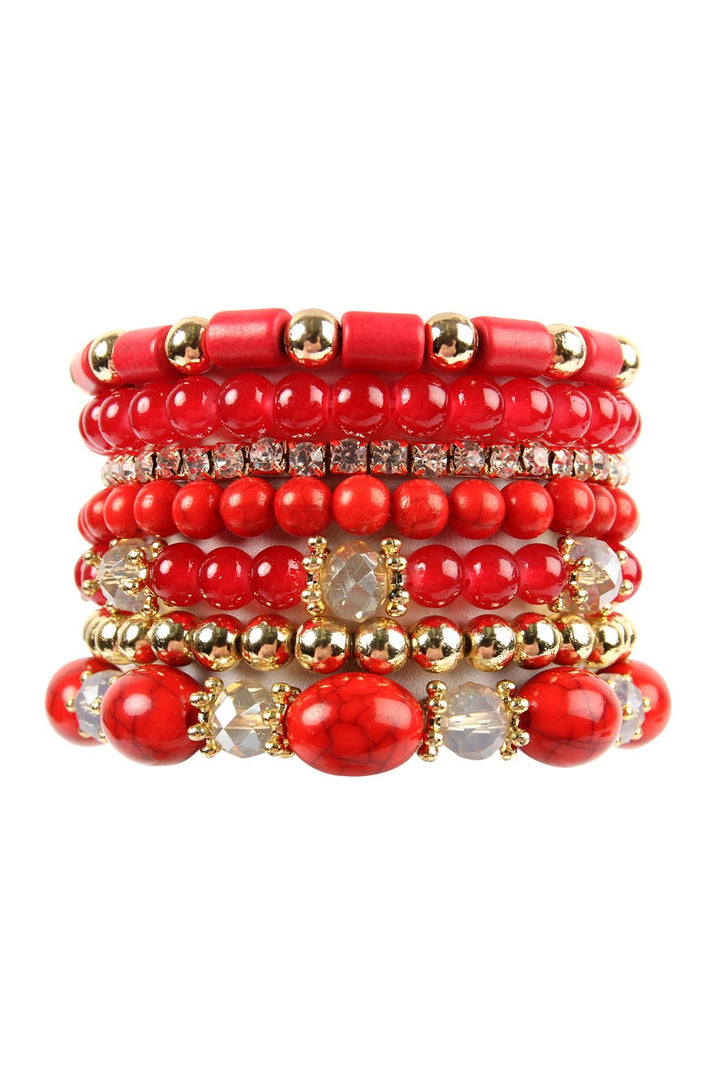 Multibead stackable bracelet