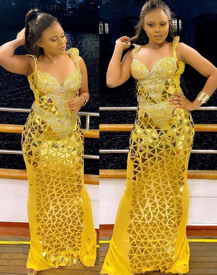 Women clothing bling sequin maxi formal evening dress low cut bodycon