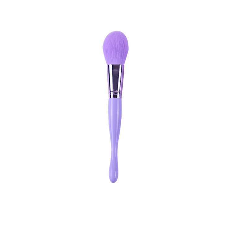 Foundation professional purple beauty makeup brushes with bag