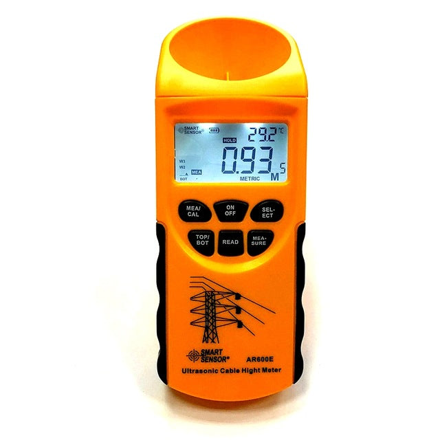 Smart sensor ar600e digital ultrasonic cable height meter tester