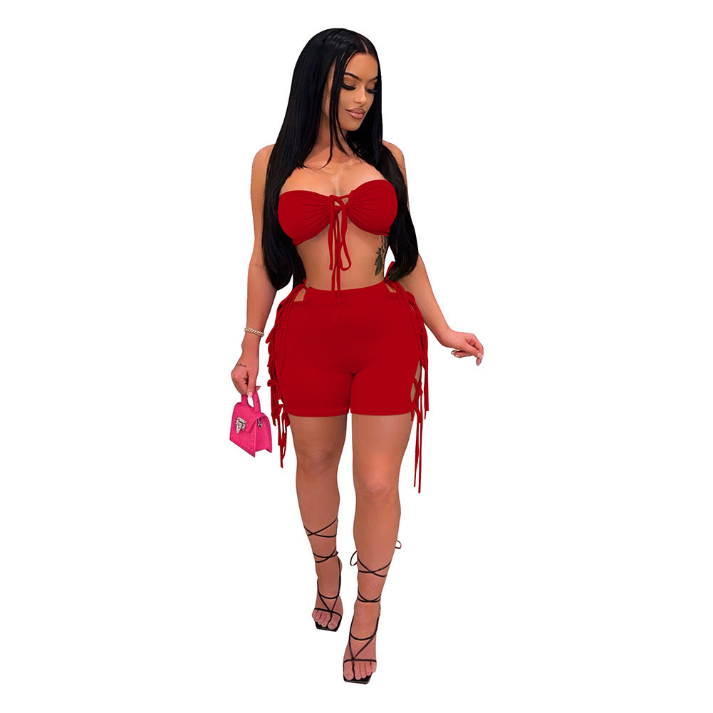 New Summer Fashion Sexy Two Piece Women's Clothing