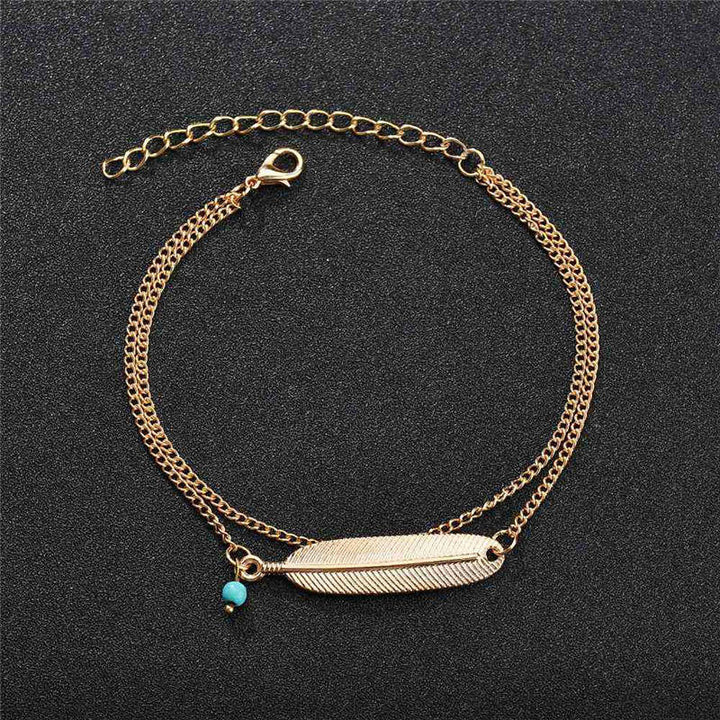 Wholesale Chain Anklet on the Leg Foot Bracelet Women Simple Slim Adjustable Wire Ankle Summer Beach Jewellery