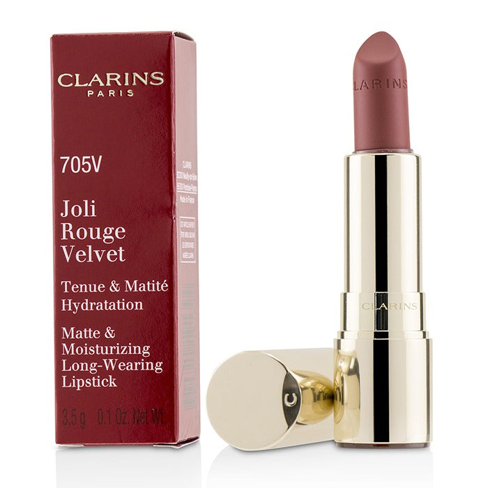 CLARINS - Joli Rouge Velvet (Matte & Moisturizing Long Wearing Lipstick) 3.5g/0.1oz