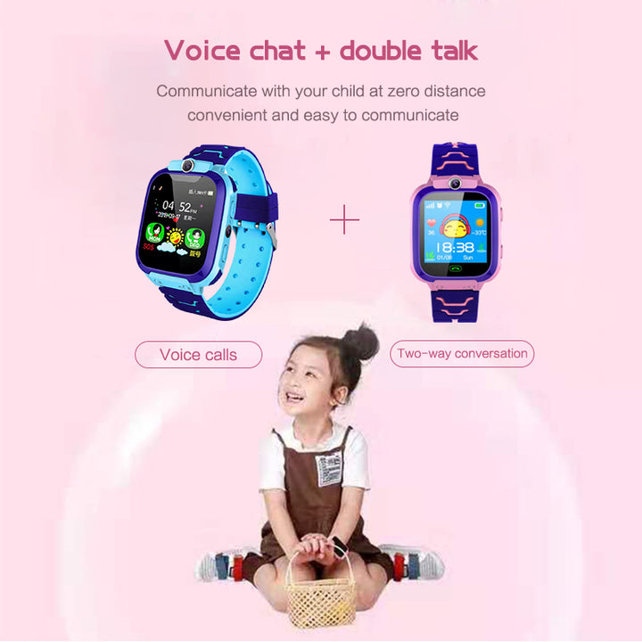 Kids smart phone camera sim watch