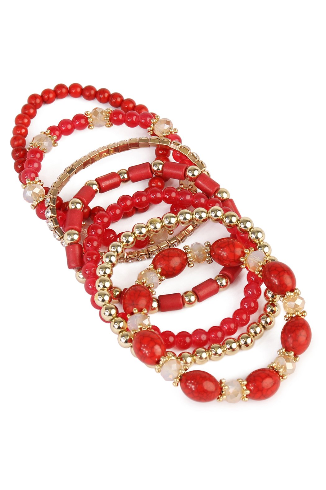 Multibead stackable bracelet