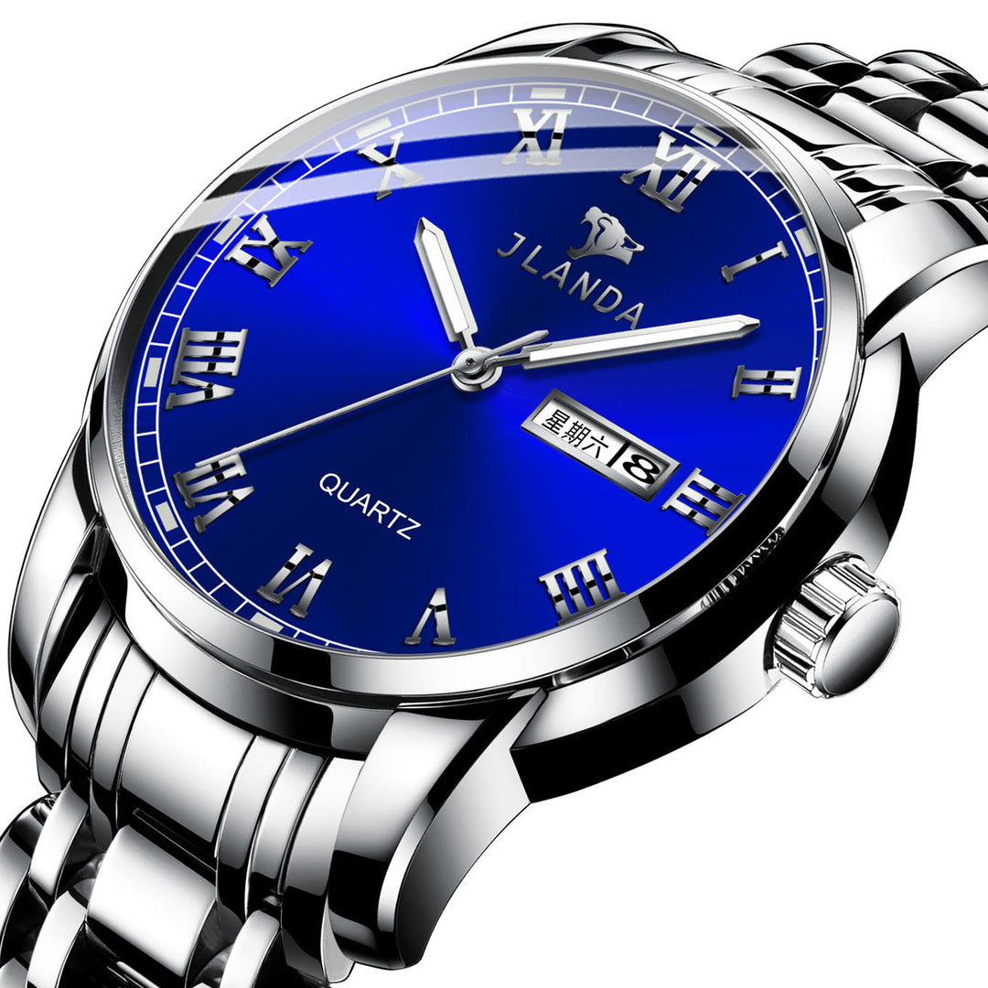 Luxury waterproof quartz brand wristwatches for men