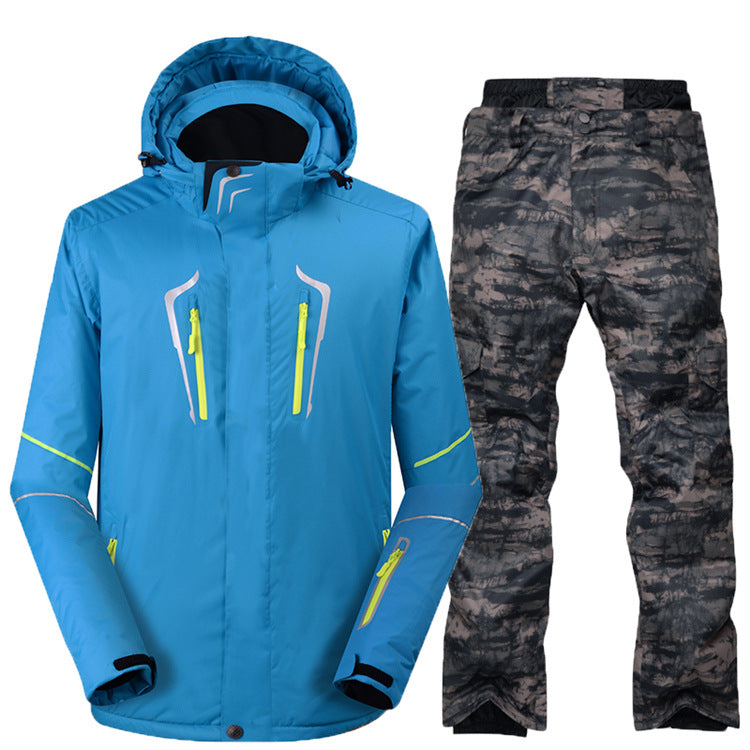 EVERLAND OEM Outdoor Custom Mens Ski Jacket Clothing Snowboard Jacket Men Ski Equipment Set Snow Coat Ski Suit Jacket