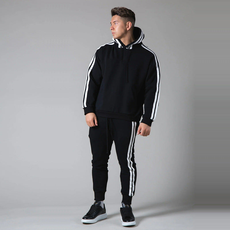 Customized High Quality Fitness Men's Tracksuit Set Tech Fit Jogger Suit Blank Sports Men Jogger Sets
