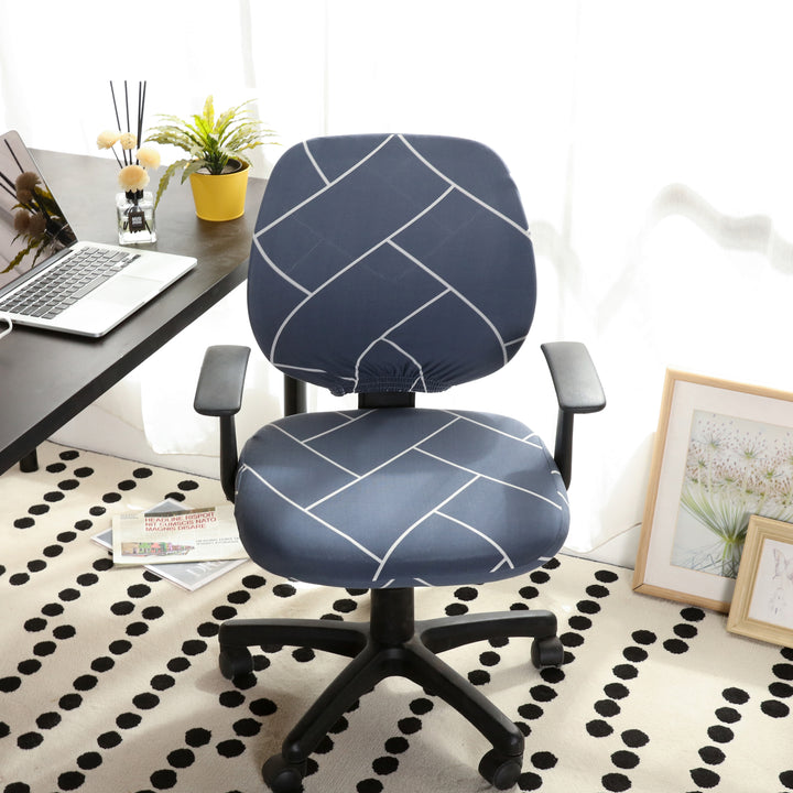 Office chair cover universal rotating armchair slipcovers