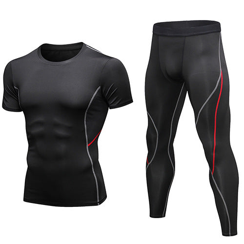 OEM ODM Service Quick Drying Compression Fitness Sport Suit for Men Gym