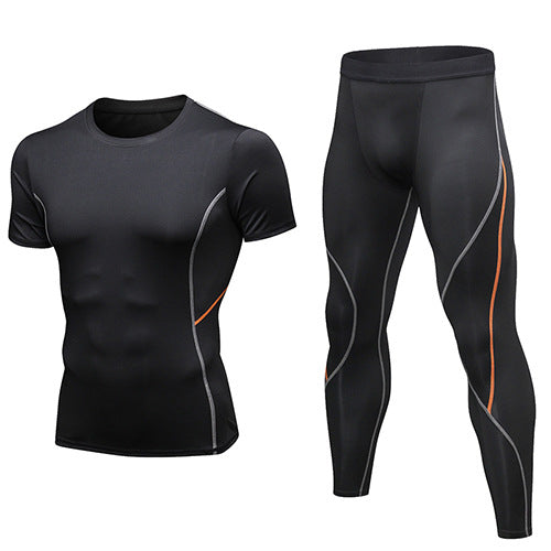 OEM ODM Service Quick Drying Compression Fitness Sport Suit for Men Gym