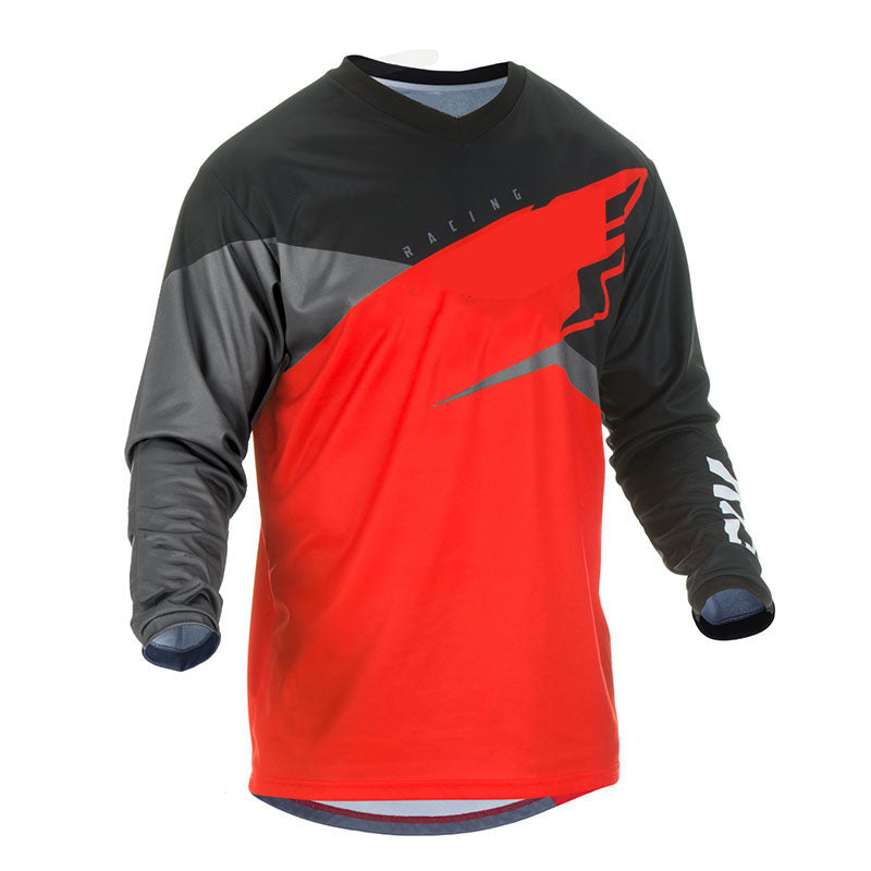 Quick dry breathable long sleeve windproof motorcycle wear motocross jersey