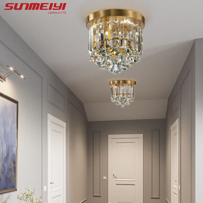 Modern Crystal LED Ceiling Light