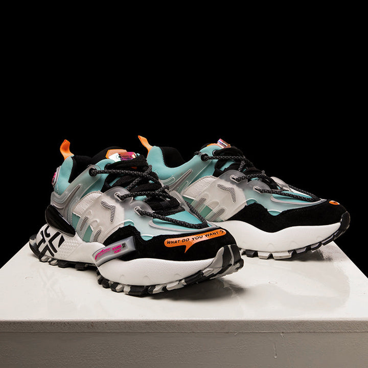 Colorful mens sneakers breathable chunky Apparel & Accessories > Shoes trainers