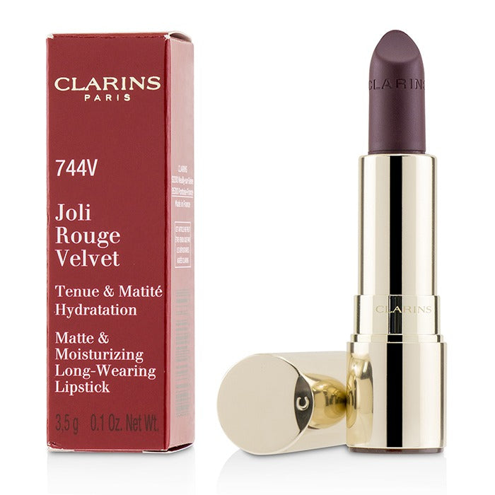 CLARINS - Joli Rouge Velvet (Matte & Moisturizing Long Wearing Lipstick) 3.5g/0.1oz