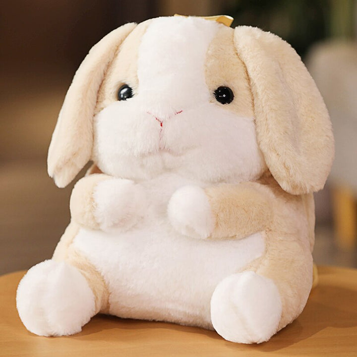 Gifls furry rabbit cartoon plush shoulder bags