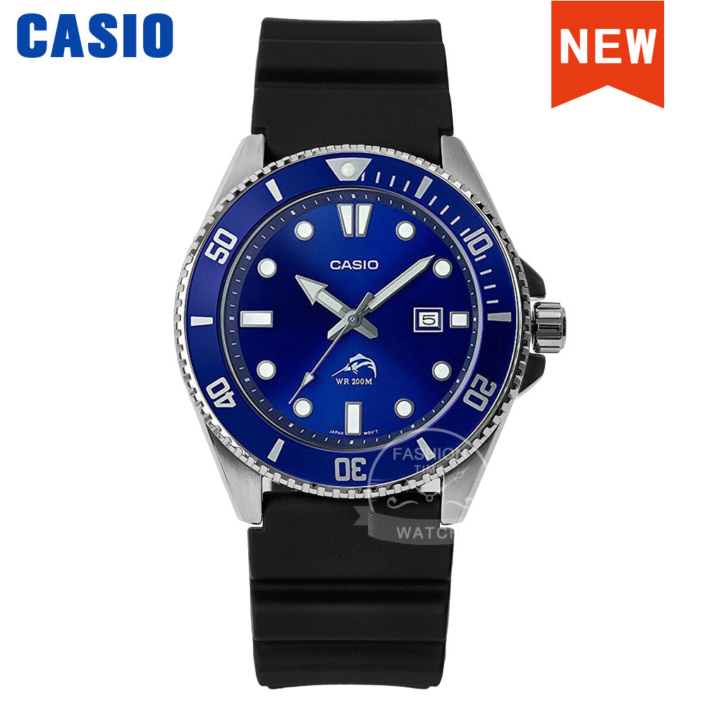 Casio men diving top brand luxury set quartz 200m waterproof sport military watch