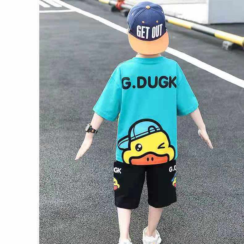 New Boys Summer Clothes Sports Suit Teenage Boys Short-Sleeve and Short Pants Children Casual Tracksuit for Boy Kids Clothes Set