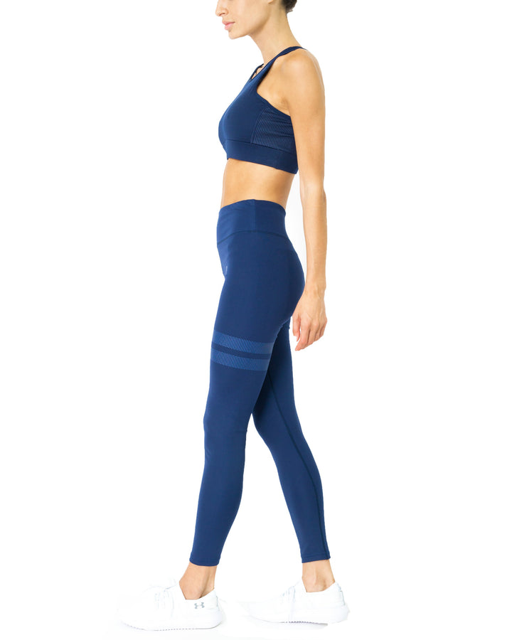 Ashton Set - Sports Bra & Leggings - Navy Blue