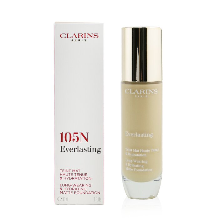 CLARINS - Everlasting Long Wearing & Hydrating Matte Foundation 30ml/1oz