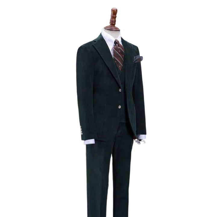 Hot Sale Three Piece Suit for Men Fabric 100% Wool Men Suit