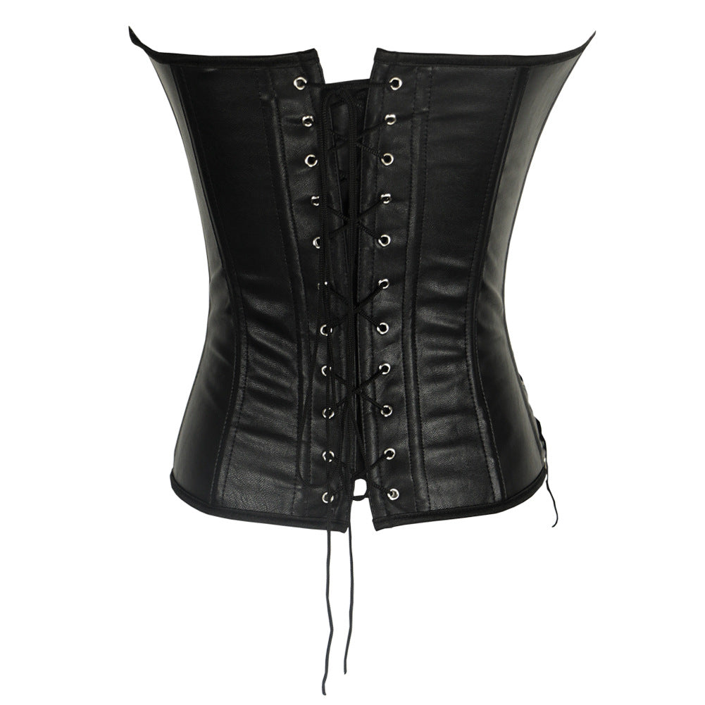 Womens metal clasp classic court shapewear overbust corset top