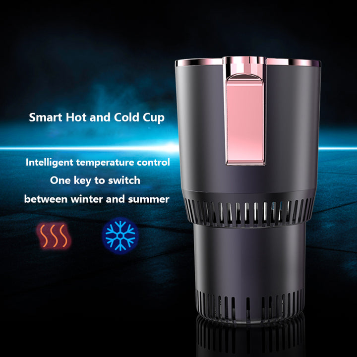 Car cup warmer and cooler cooling holder