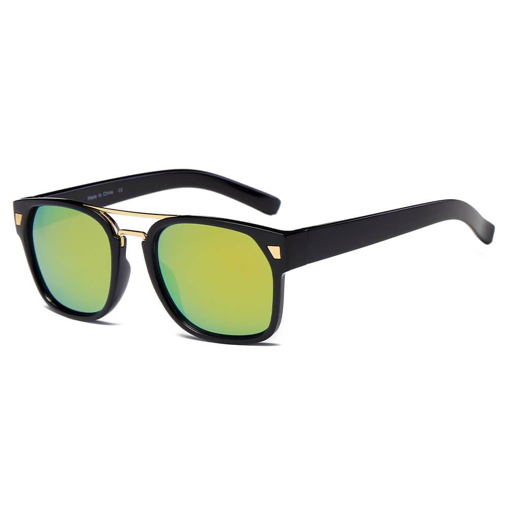 Classic retro square frame fashion sunglasses