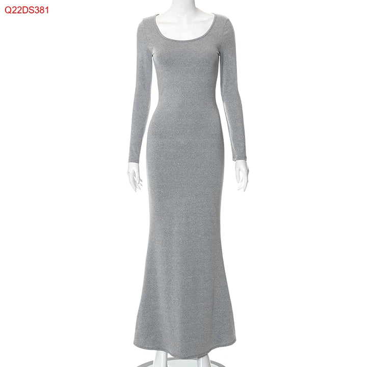 Fall 2022 women clothes party wear women long maxi dress