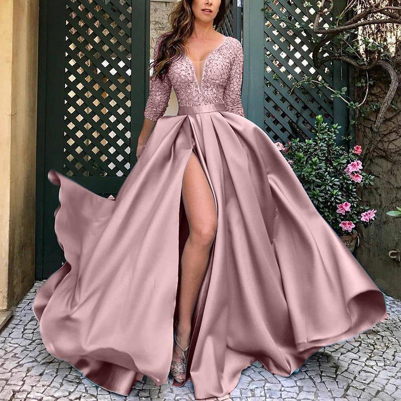 Trendy women prom dress for wedding party dress