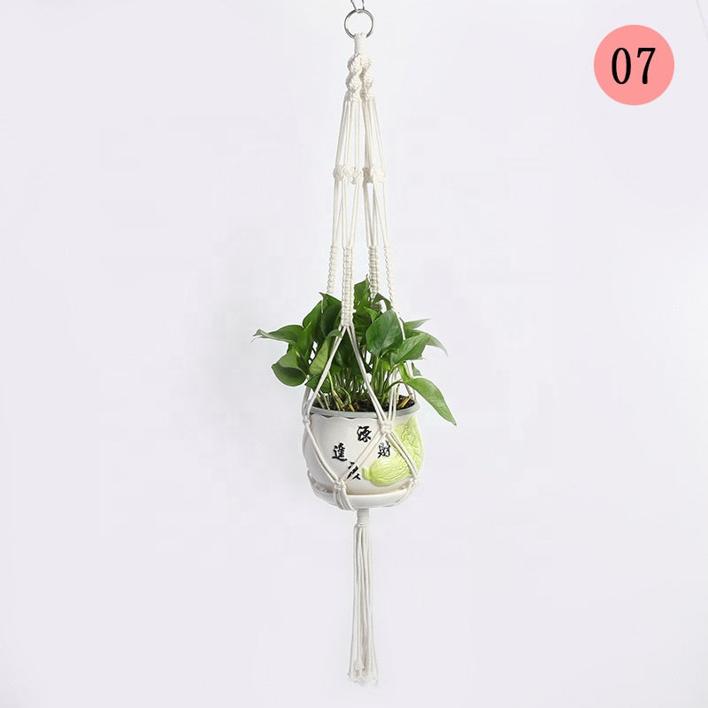 100 handmade macrame plant flower pot hanger for wall decoration