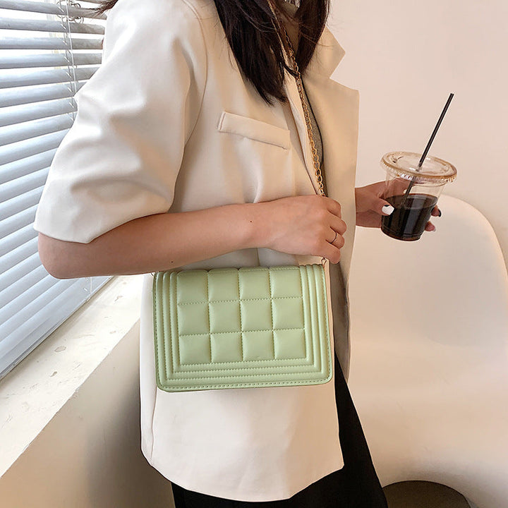 Small square messenger casual womens shoulder Apparel & Accessories > Handbag & Wallet Accessories