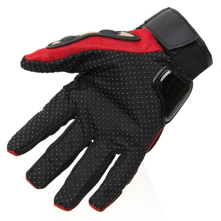 hot sale summer winter Mens full finger motorcycle leather gloves apparel