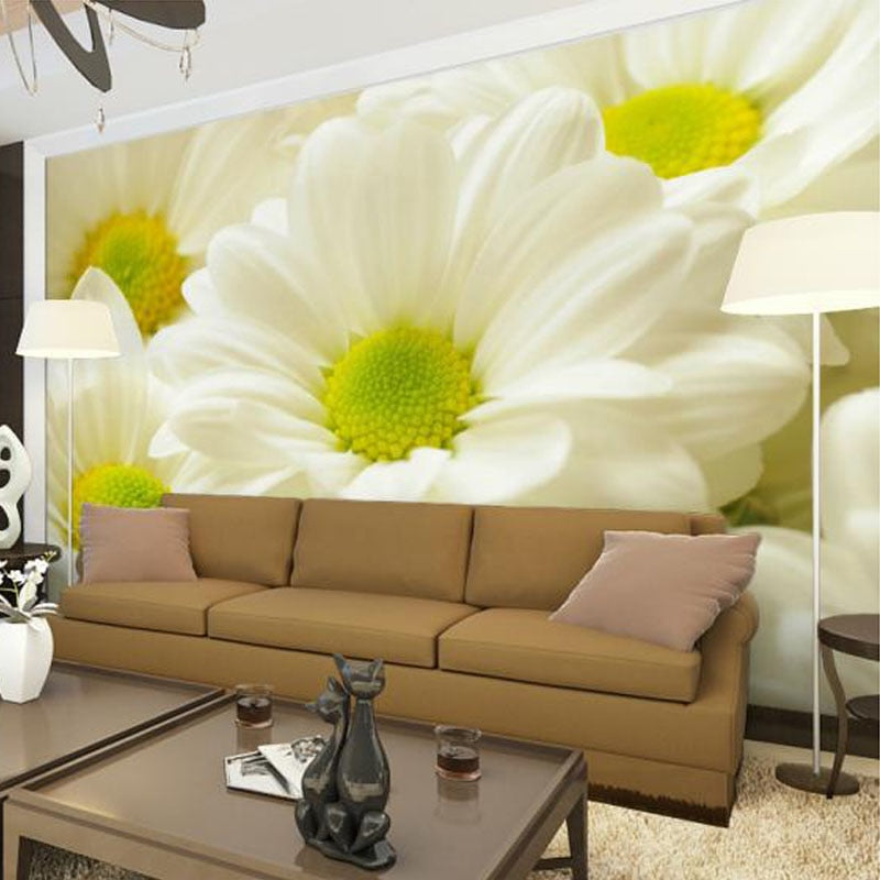 Custom Photo Wallpaper Modern 3D Stereoscopic Flower Home Decor Mural