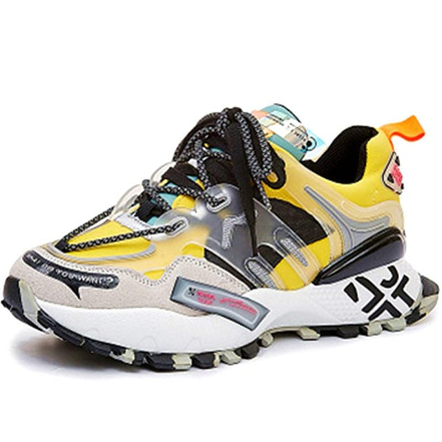 Colorful mens sneakers breathable chunky Apparel & Accessories > Shoes trainers