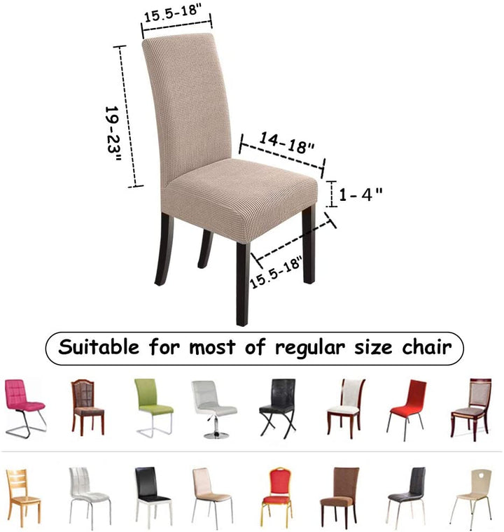 Stretch dining room chair slipcovers spandex