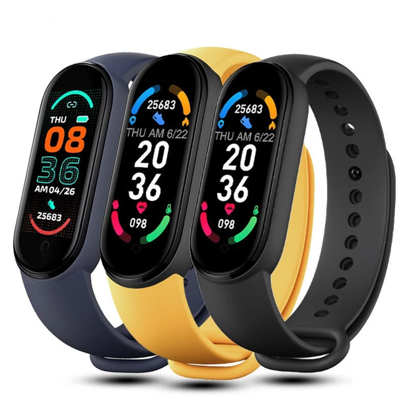 Valdus 2022 M6 Smartband Waterproof Wristband Sport Fitness Tracker Band Reloj Inteligente Wearable Devices Fashion Smart Watch