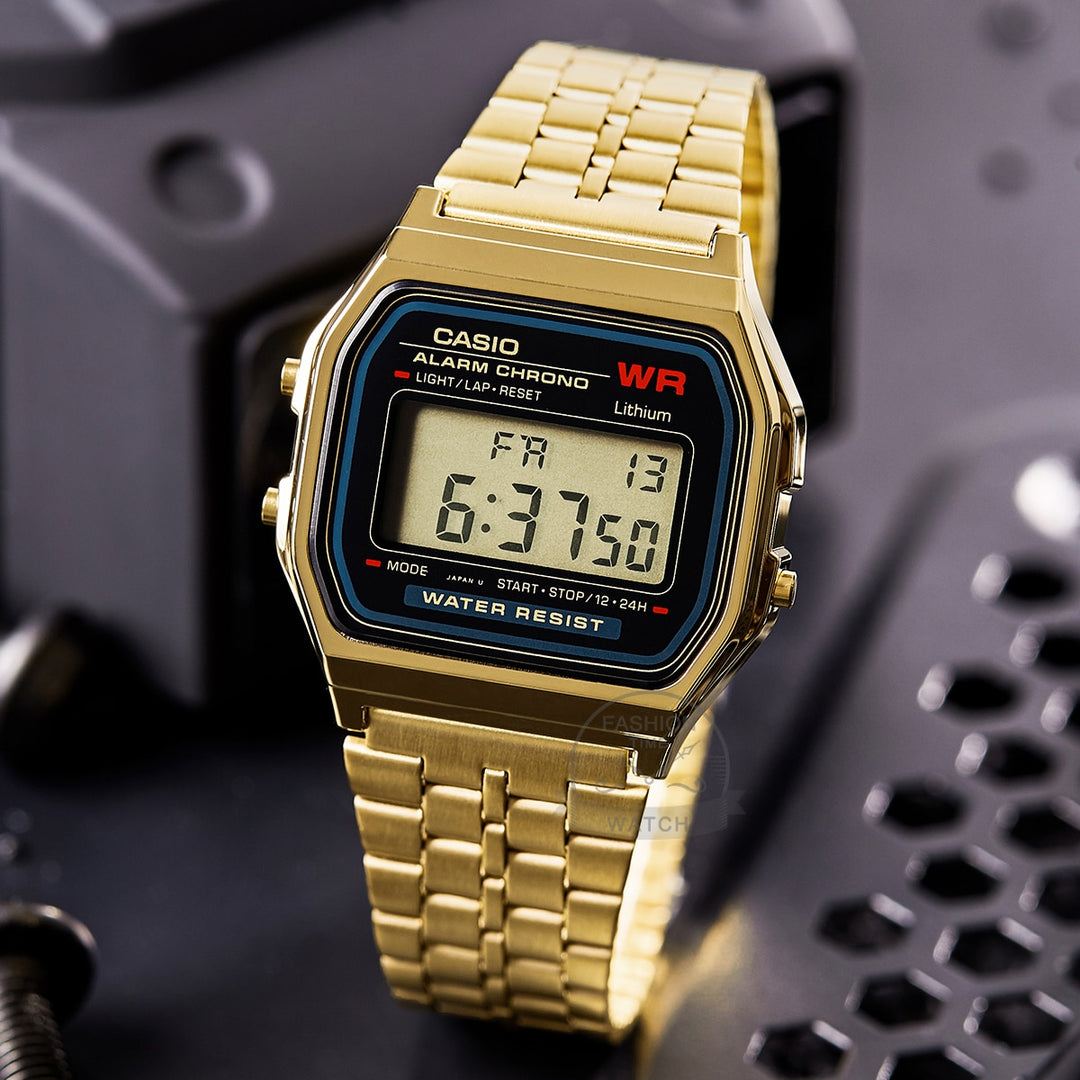 Casio gold set brand luxury led digital waterproof quartz mens sport military watch