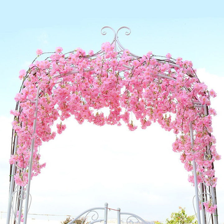 2 3m artificial cherry blossom flowers garland ivy décor silk vine arc décor