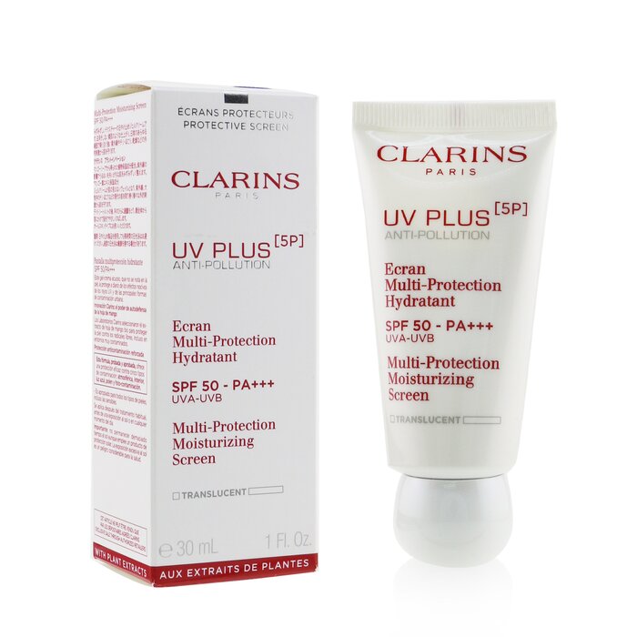 CLARINS - UV Plus [5P] Anti-Pollution Multi-Protection Moisturizing Screen SPF 50 - Translucent