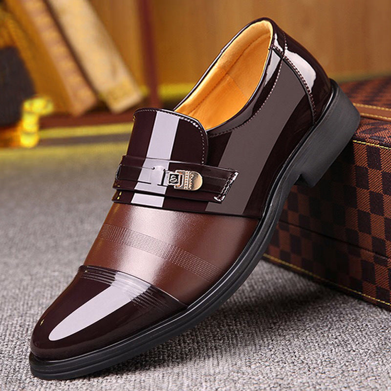 2021 Wholesale Casual Fashion Genuine Leather Men Shoes for Speech Occasion