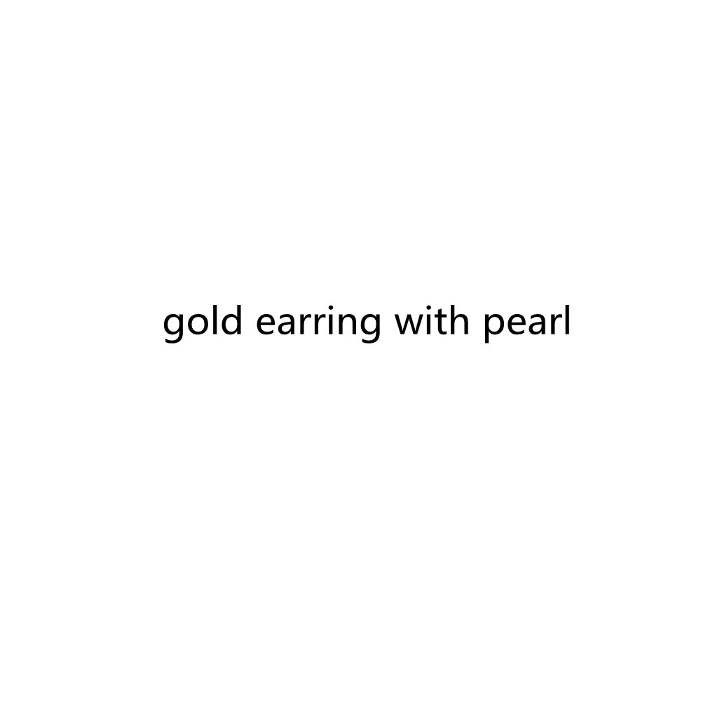 Real natural freshwater pearl 925 sterling silver gold plated earring set