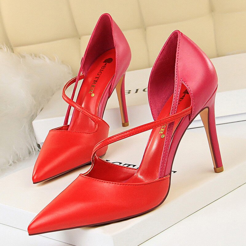 BIGTREE Shoes High Heels Woman Pumps Stiletto Women Shoes Women Basic Pump Fashion Women Sandals Female Shoes Free Shipping