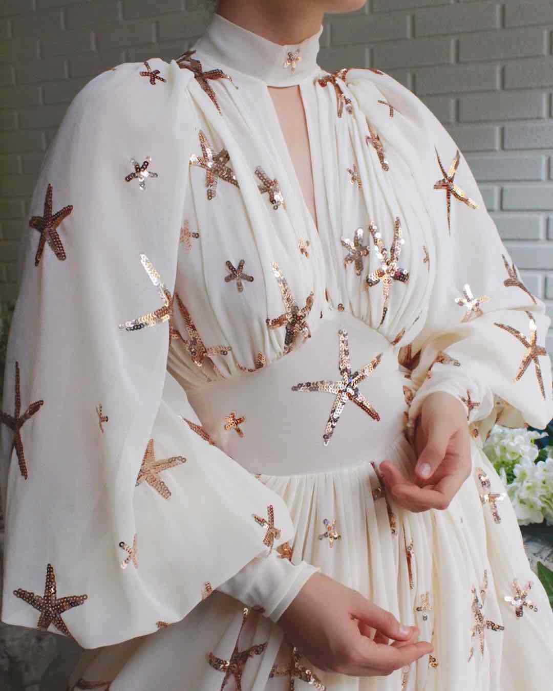 Womens turtleneck tulle party dress high slit sequined maxi long sleeve