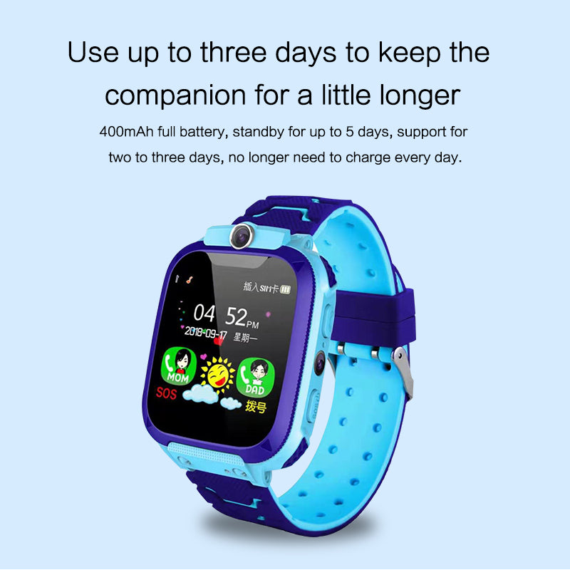 Kids smart phone camera sim watch