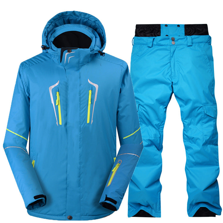 EVERLAND OEM Outdoor Custom Mens Ski Jacket Clothing Snowboard Jacket Men Ski Equipment Set Snow Coat Ski Suit Jacket