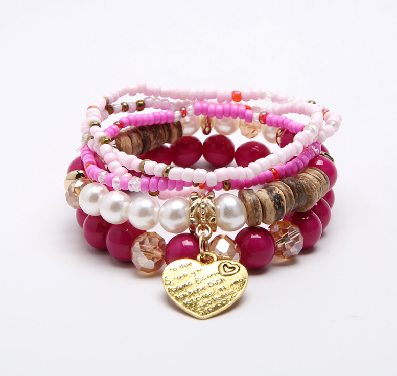 Multi-Layer Rice Beads Hand-Woven Original Bracelets Jewelry European and American Jewelry Wholesale